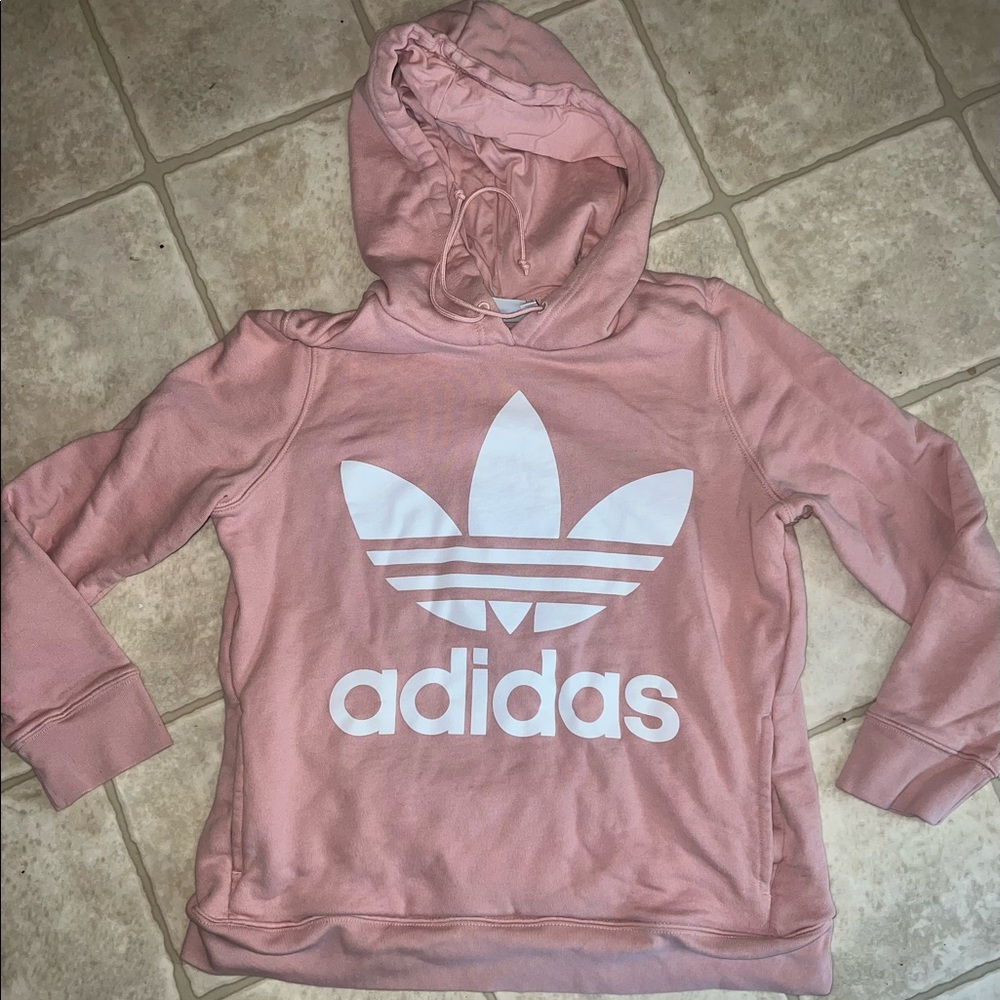 Woman Adidas Original pink sweatshirt Large